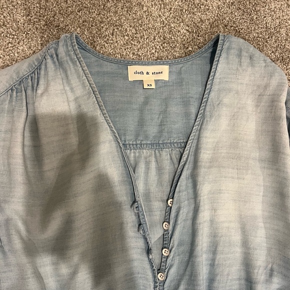 Womens xs cloth & stone jumpsuit - Picture 3 of 5